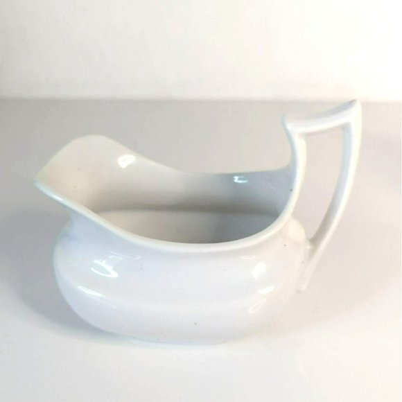 Vintage Paul Muller Selb Bavaria Porcelain White Cream and Sugar Set 1970s - Picture 3 of 7